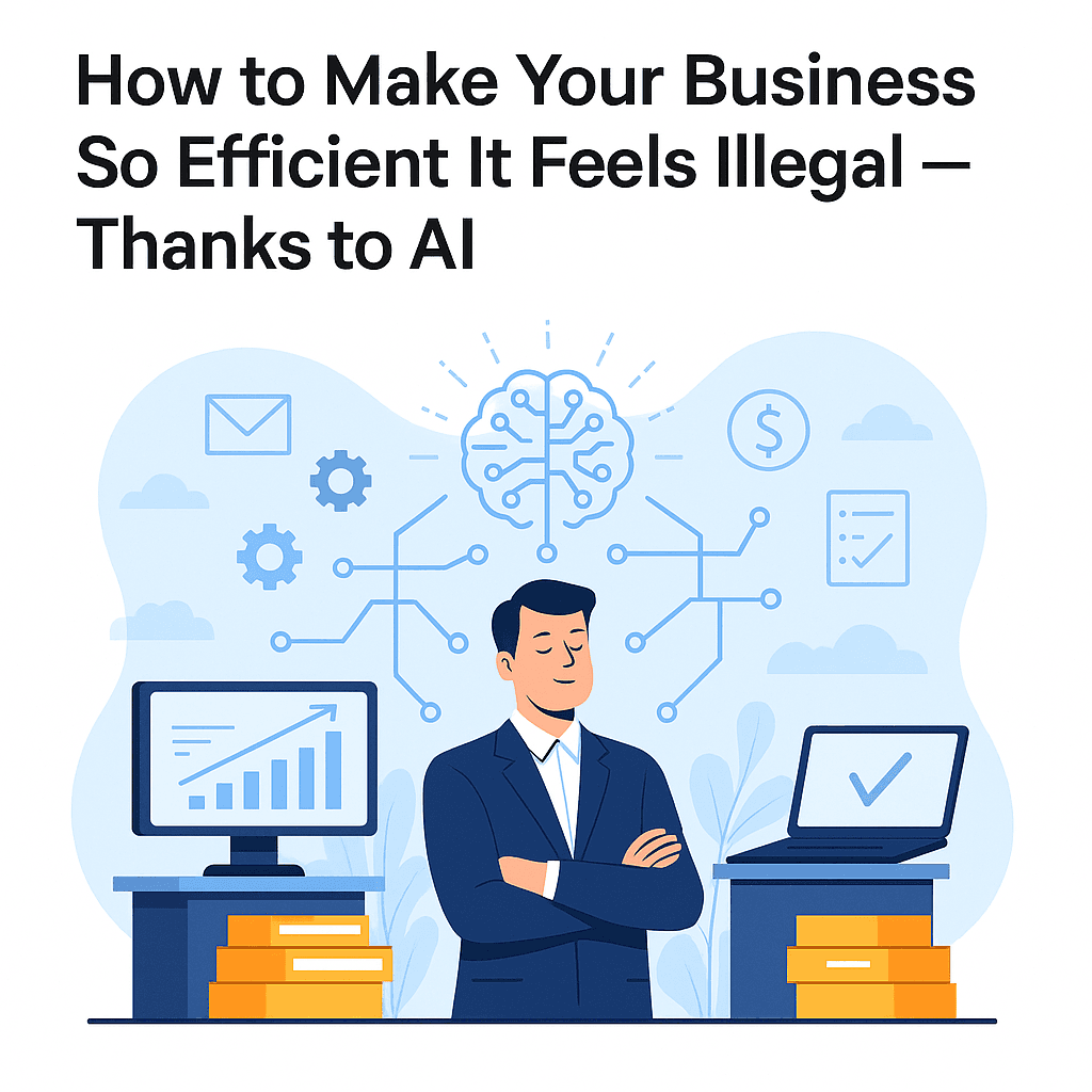 How to Make Your Business So Efficient It Feels Illegal — Thanks to AI